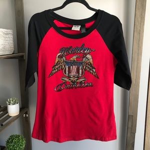 Harley Davidson Elbow Sleeve Shirt